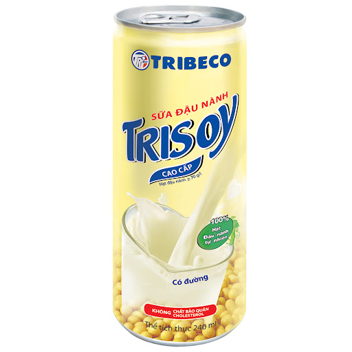 Sữa đậu nành Trisoy lon 240ml