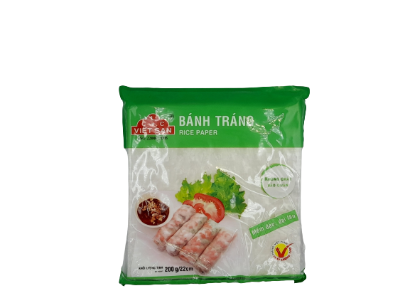 BÁNH TRÁNG 22CM VUÔNG  200G