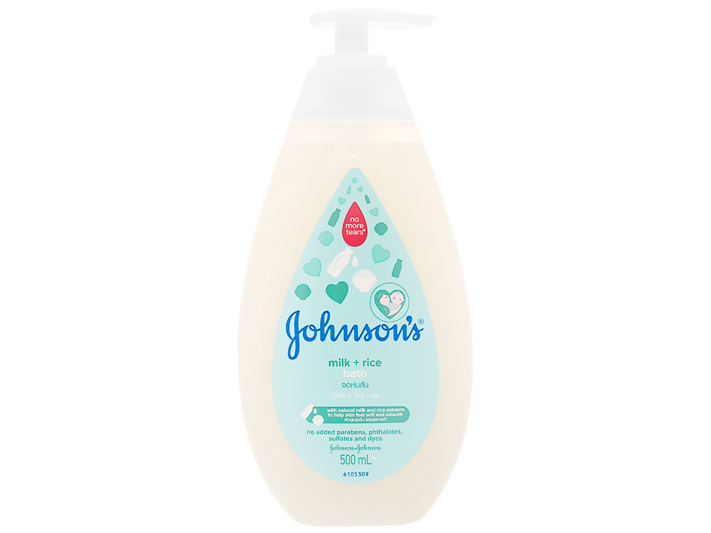 SỮA TẮM JOHNSON'S SỮA VÀ TINH CHẤT GẠO 500ML