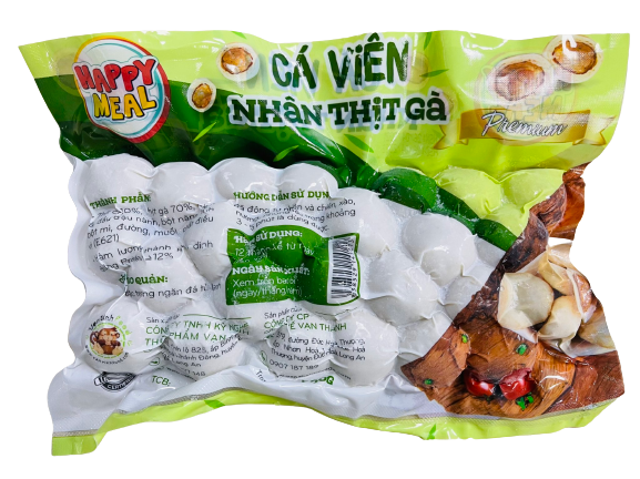 CÁ VIÊN NHÂN THỊT GÀ 500G