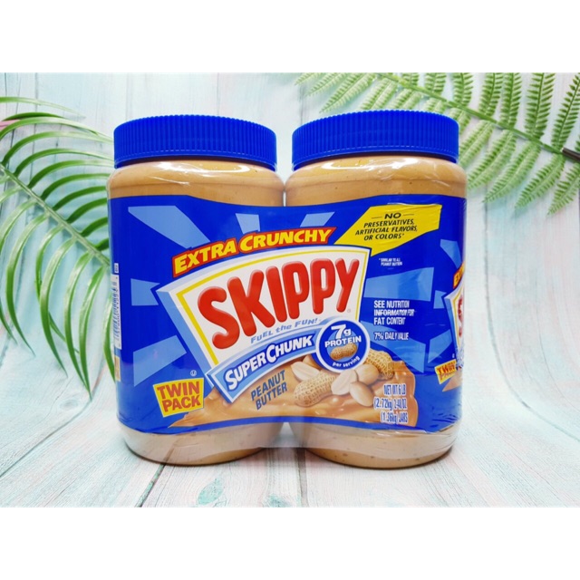 BƠ ĐẬU PHỘNG SKIPPY NK MỸ (2 HỦ 2,7KG)