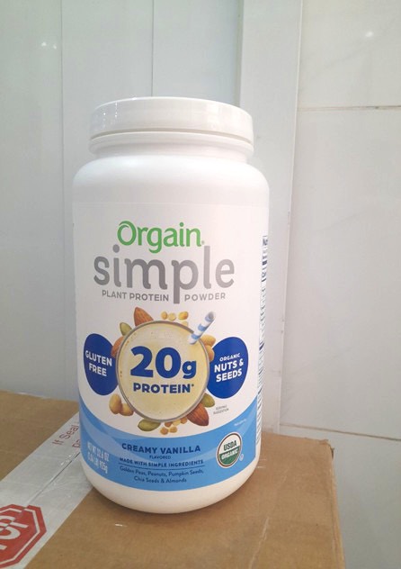 BỘT PROTEIN HỮU CƠ ORGANIC POWDER HƯƠNG VANI 925G