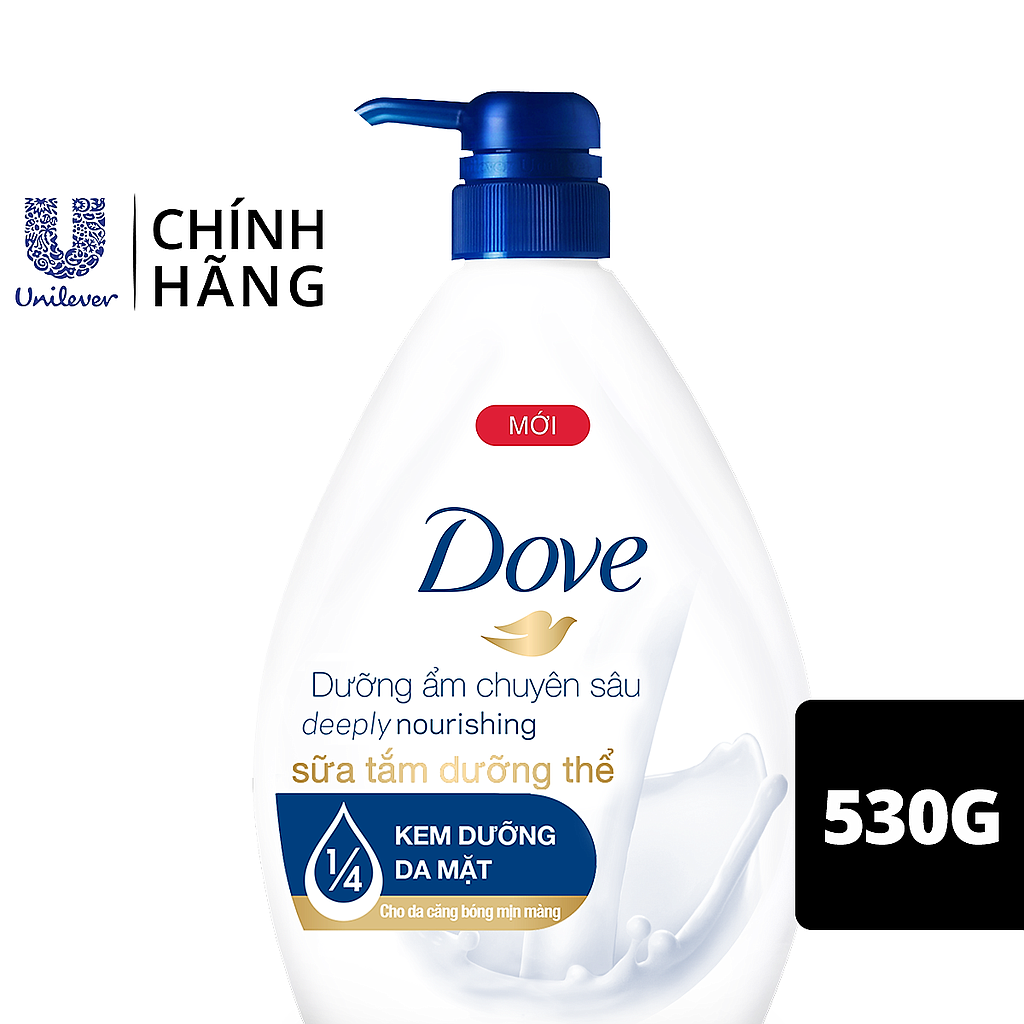 SỮA TẮM DOVE DƯỠNG ẨM CHUYÊN SÂU 530GR