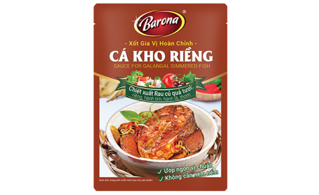 [170046] XỐT GIA VỊ HOÀN CHỈNH BARONA CÁ KHO RIỀNG