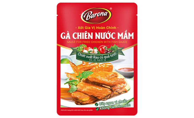 [170053] XỐT GIA VỊ HOÀN CHỈNH BARONA GÀ CHIÊN NƯỚC MẮM