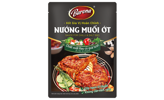 [170054] XỐT GIA VỊ HOÀN CHỈNH BARONA NƯỚNG MUỐI ỚT