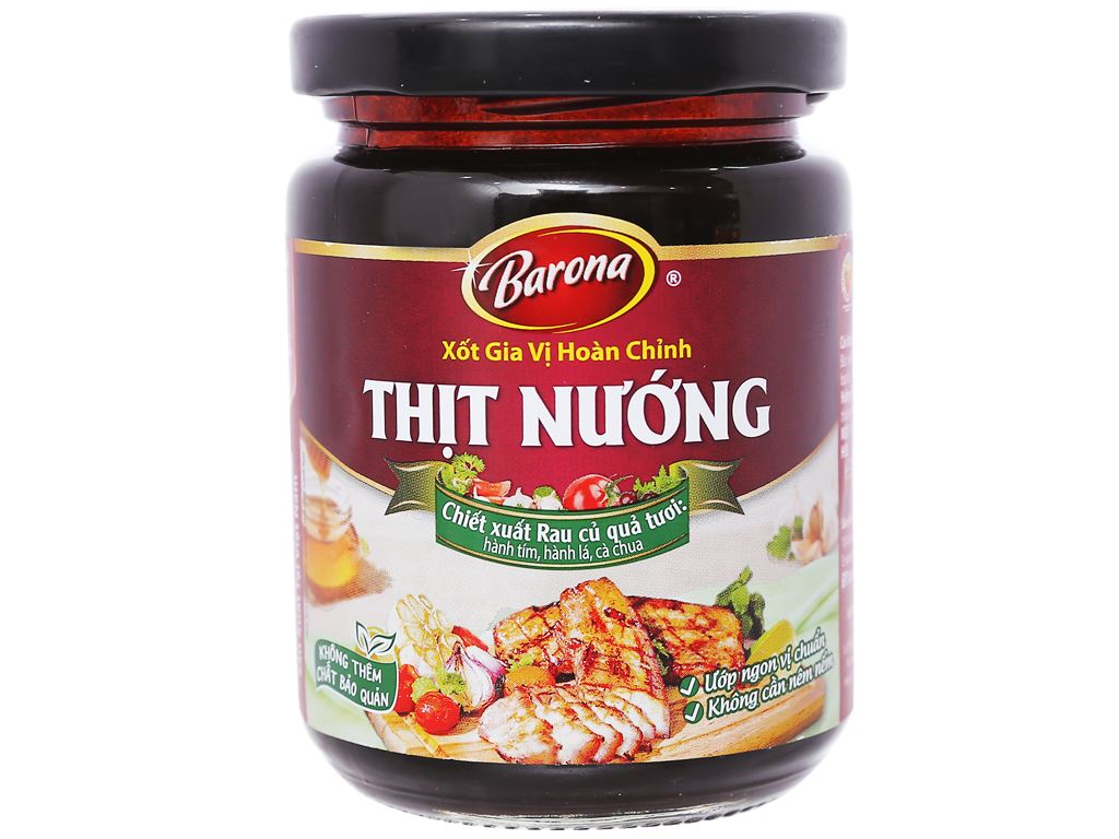 [170060] XỐT GIA VỊ HOÀN CHỈNH BARONA THỊT NƯỚNG (HŨ)