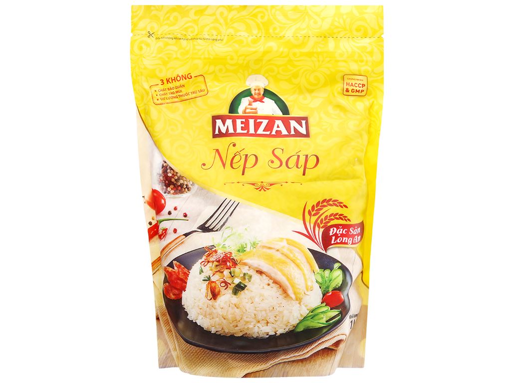 [110183] Nếp sáp Meizan Long An túi 1kg