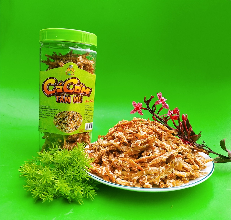 [110188] CÁ CƠM TẨM MÈ ĂN LIỀN ĐẦM SEN 150G
