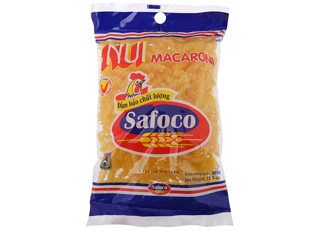 [110195] Nui xoắn Safoco gói 300g