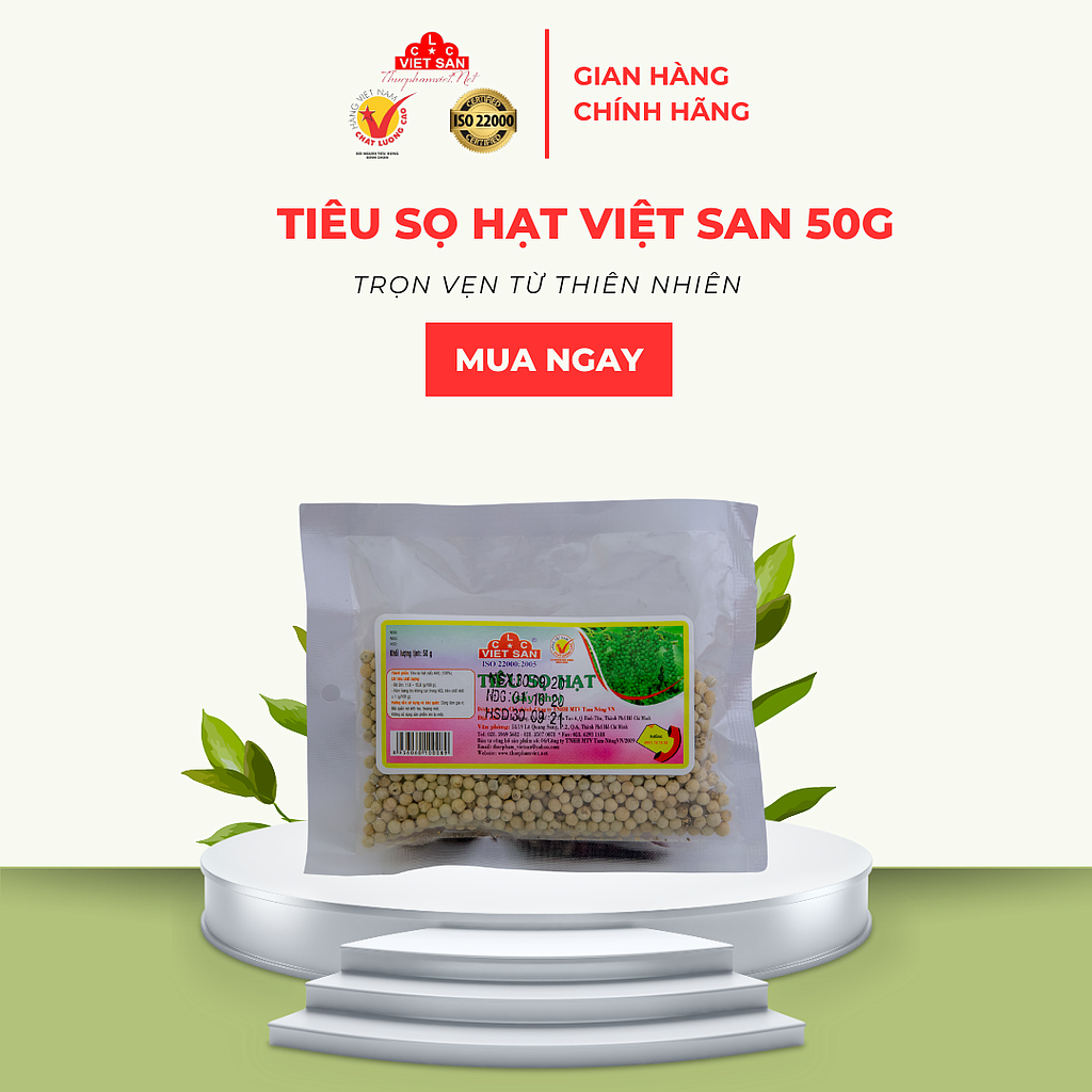 TIÊU SỌ HẠT 50G