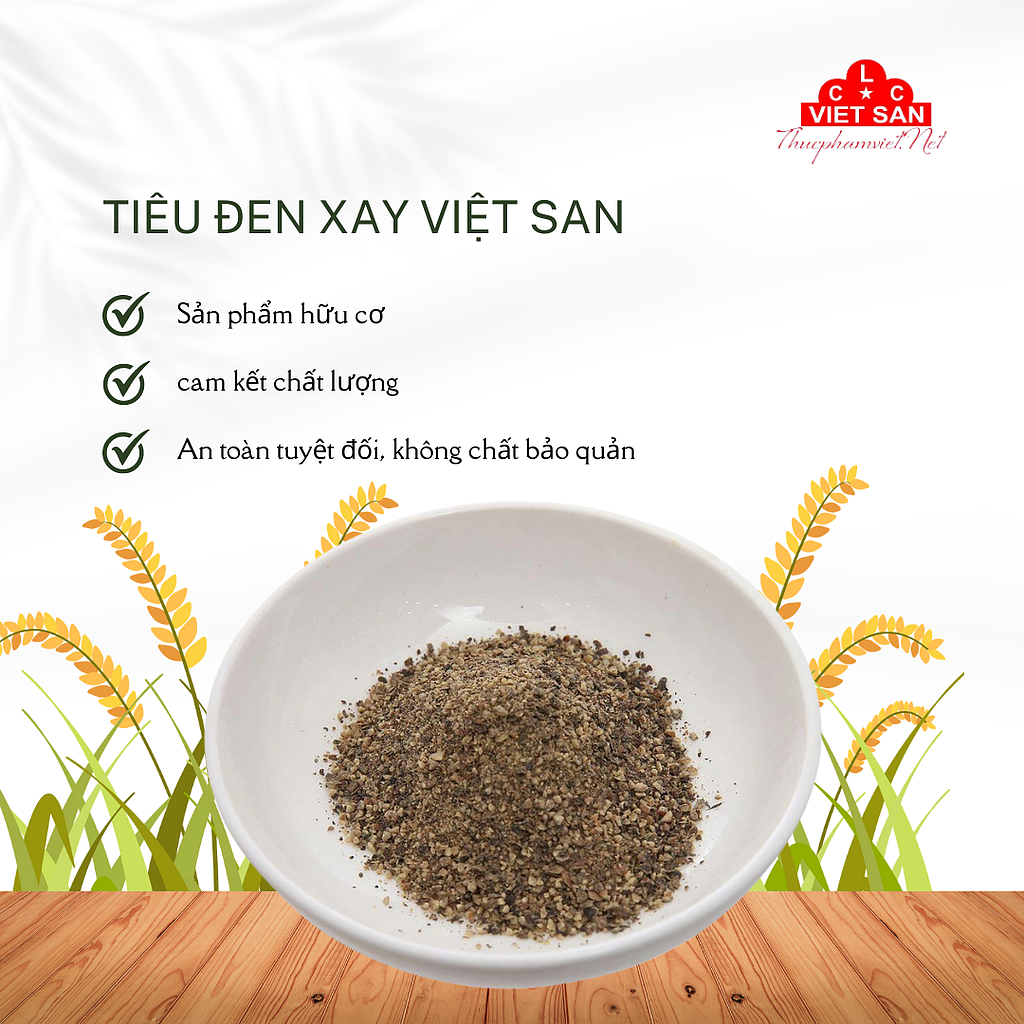 TIÊU ĐEN XAY 1KG