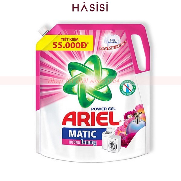 NƯỚC GIẶT ARIEL MATIC DOWNY TÚI 1,8L