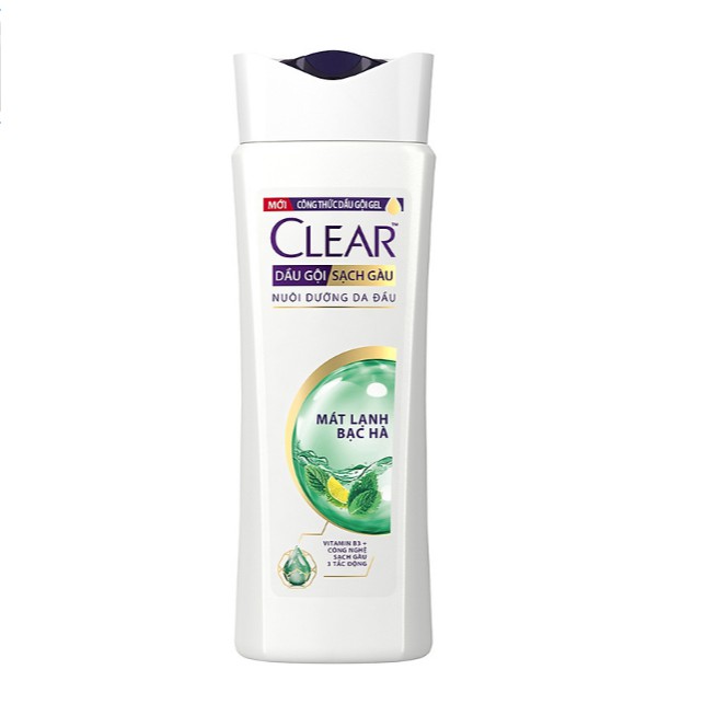 DẦU GỘI CLEAR BẠC HÀ 340G