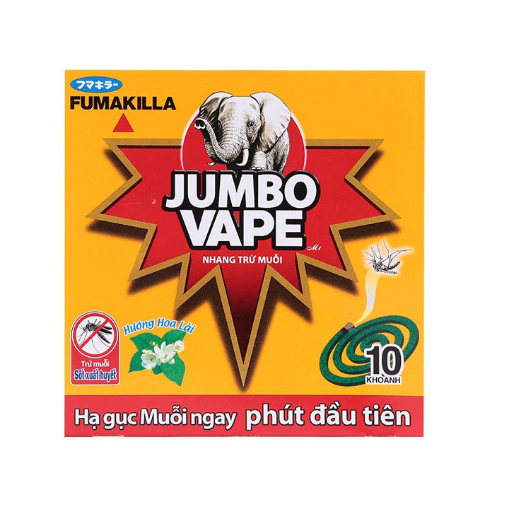 NHANG MUỖI JUMBO HƯƠNG HOA LÀI