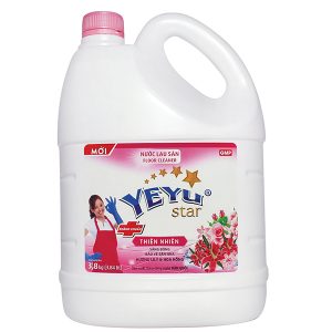 NƯỚC LAU SÀN YEYU HƯƠNG LYLY &amp; HOA HỒNG 3.8KG